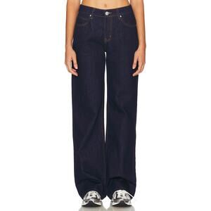 Superdown Laya Baggy Jeans Wideleg Blue Womens Sz 30 NWOT, NEW